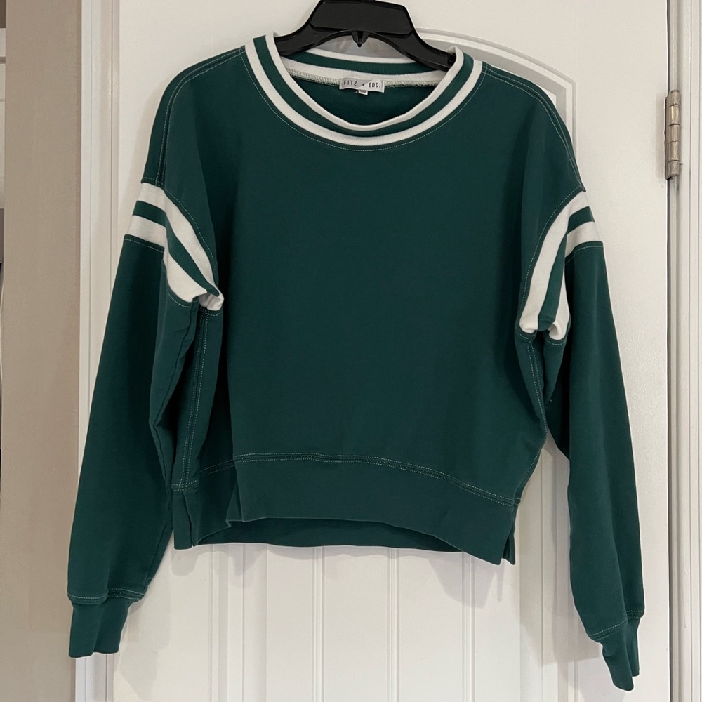 Varsity pullover top